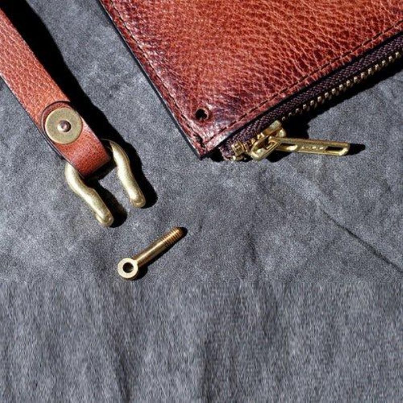 Portefeuilles Pour Hommes Cuir Véritable Rétro