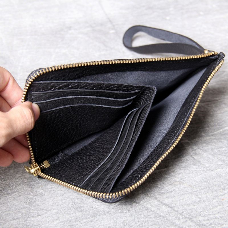 Portefeuilles Pour Hommes Cuir Véritable Rétro