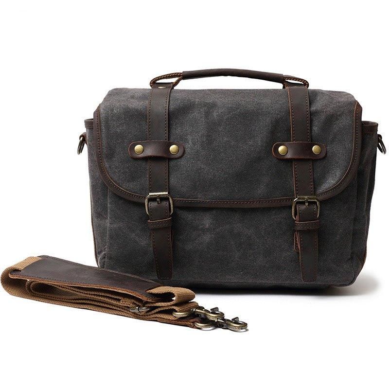 Sac À Bandoulière Pour Appareil Photo Reflex Numérique Toile Imperméable