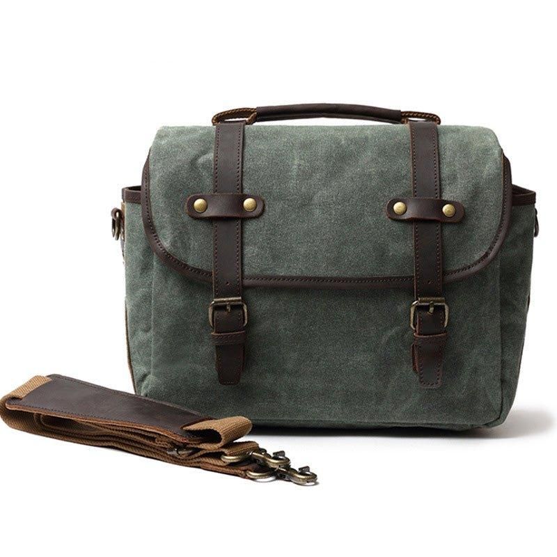 Sac À Bandoulière Pour Appareil Photo Reflex Numérique Toile Imperméable