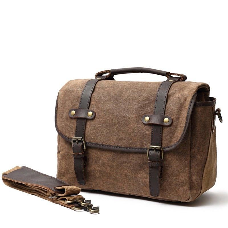 Sac À Bandoulière Pour Appareil Photo Reflex Numérique Toile Imperméable