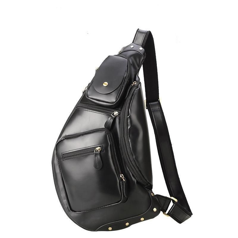 Sac À Bandoulière Cuir Pour Hommes Vintage