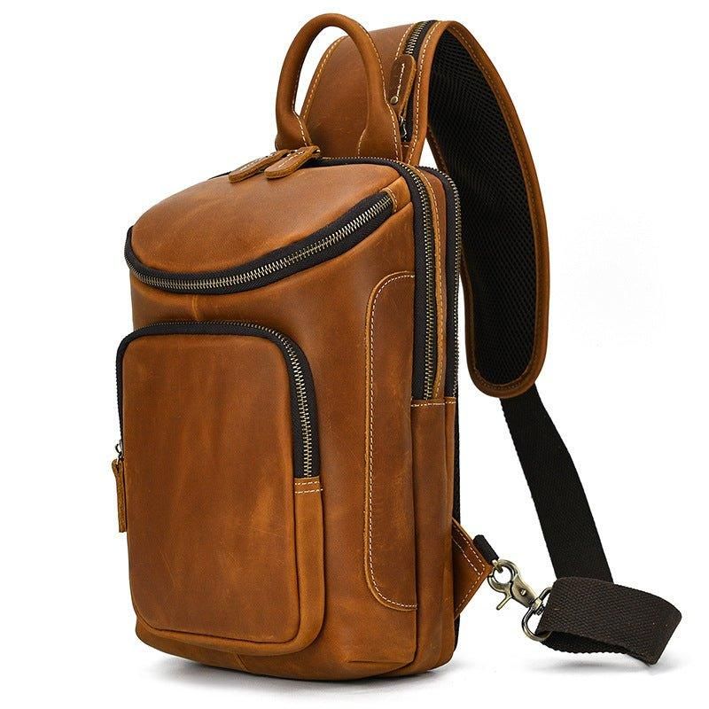 Sac À Bandoulière Cuir Vachette Pour Hommes