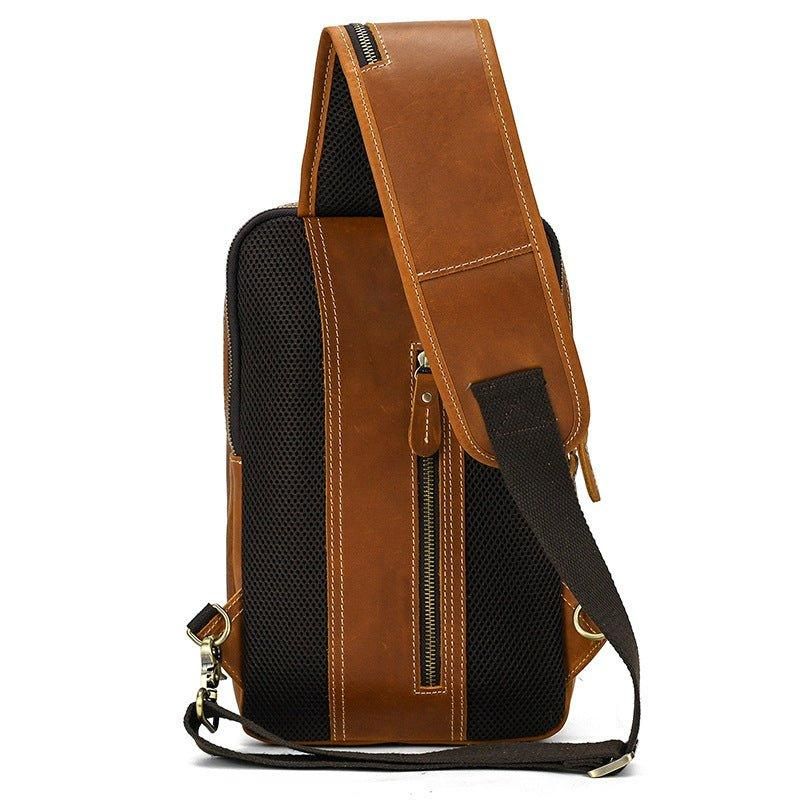 Sac À Bandoulière Cuir Vachette Pour Hommes