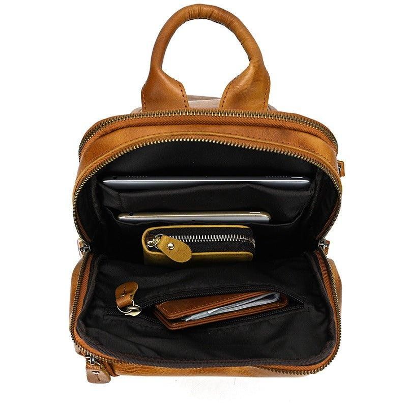 Sac À Bandoulière Cuir Vachette Pour Hommes
