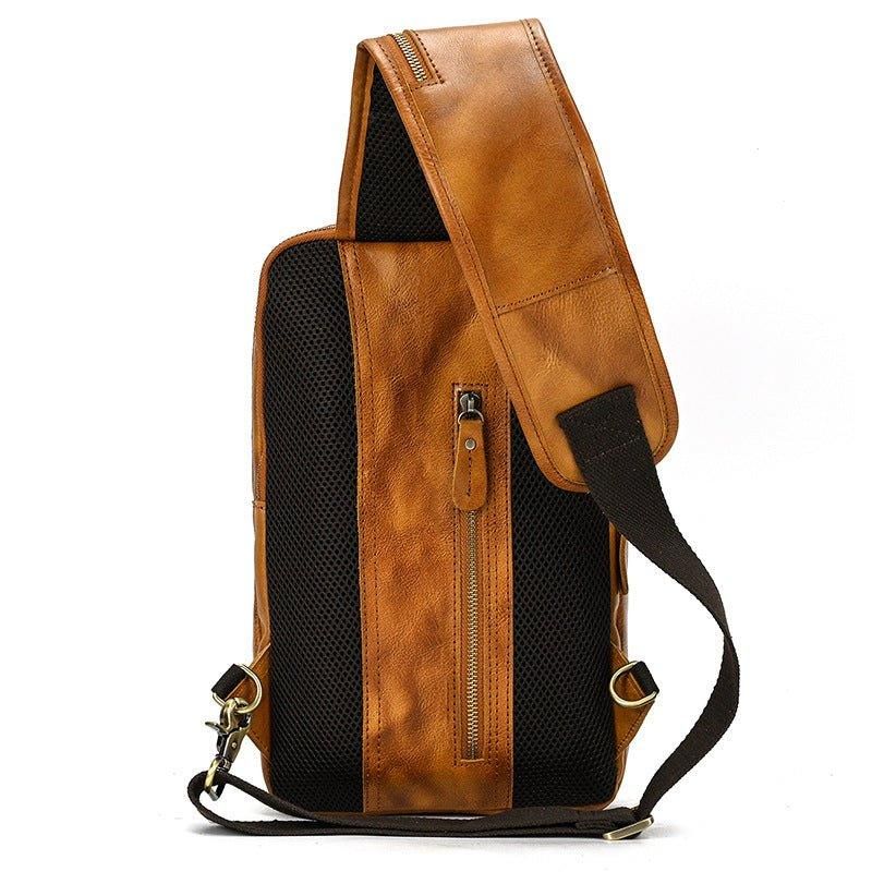 Sac À Bandoulière Cuir Vachette Pour Hommes