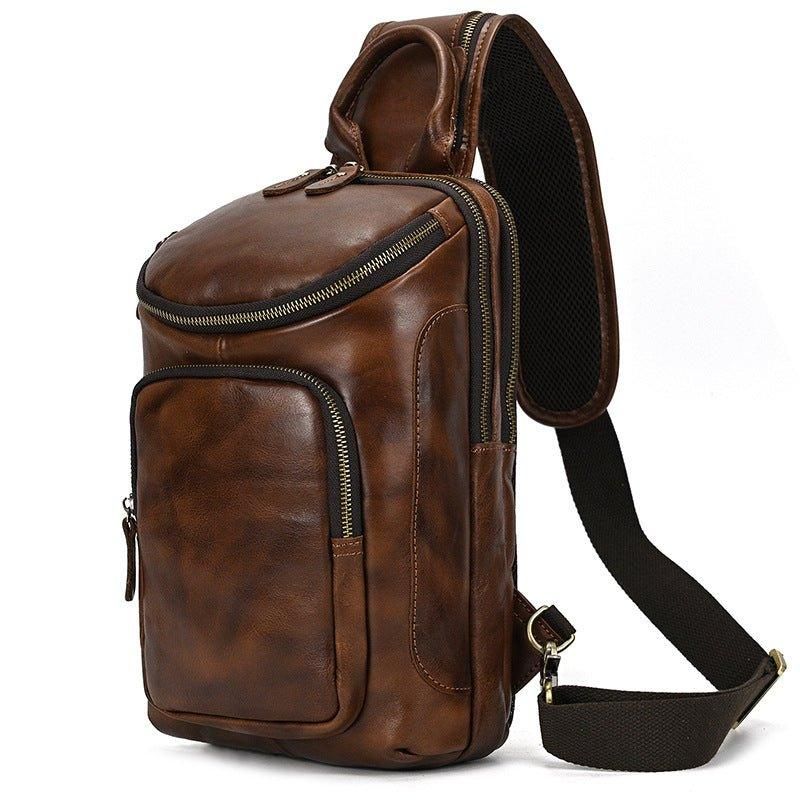 Sac À Bandoulière Cuir Vachette Pour Hommes