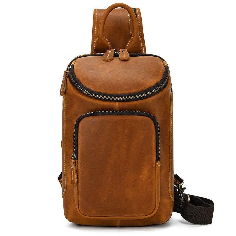 Sac À Bandoulière Cuir Vachette Pour Hommes