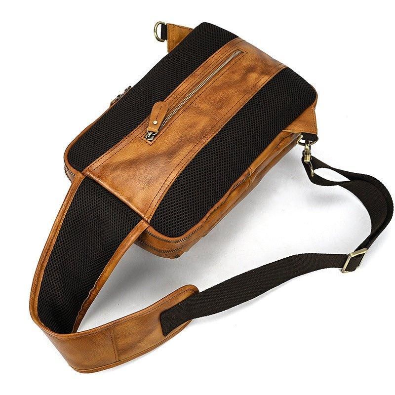 Sac À Bandoulière Cuir Vachette Pour Hommes