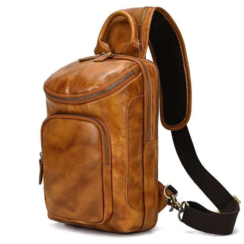 Sac À Bandoulière Cuir Vachette Pour Hommes