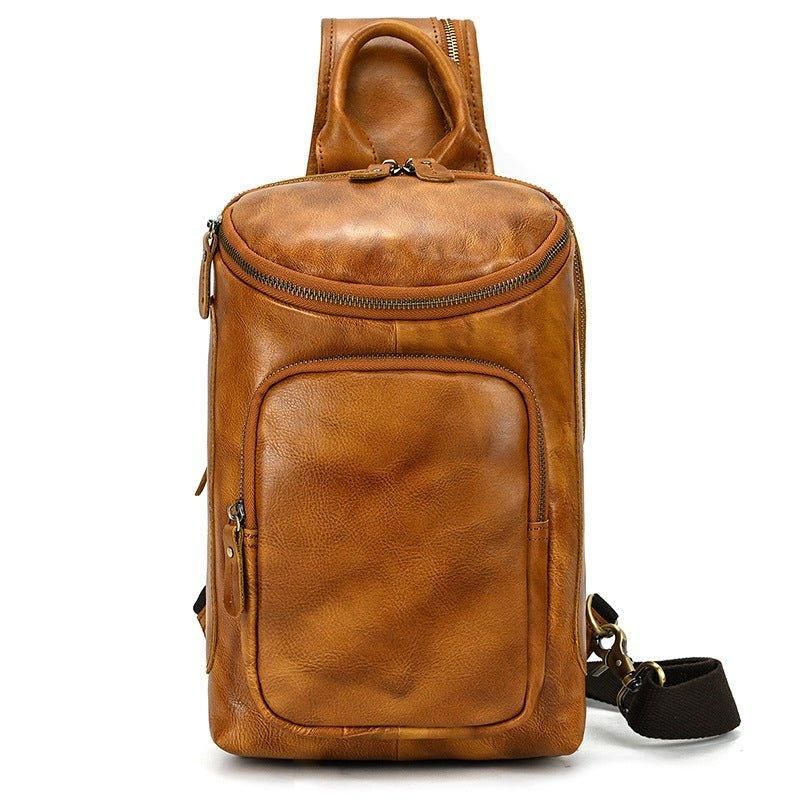 Sac À Bandoulière Cuir Vachette Pour Hommes