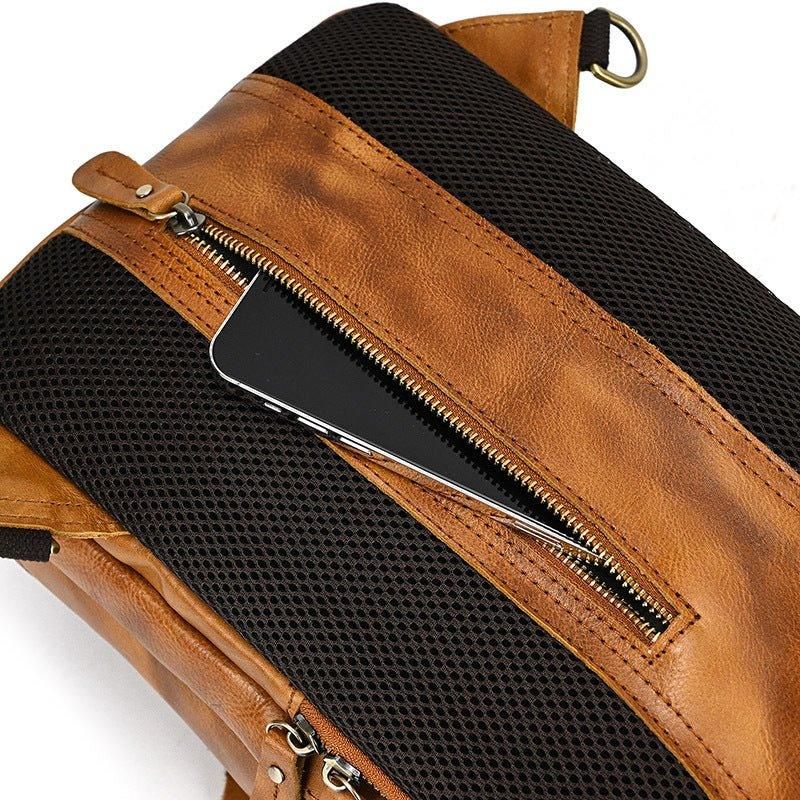 Sac À Bandoulière Cuir Vachette Pour Hommes