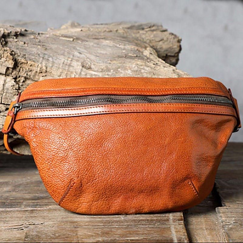 Sac À Bandoulière Cuir Véritable Pour Hommes
