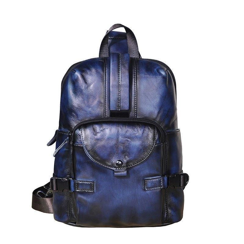 Sac À Bandoulière Cuir Véritable Vintage