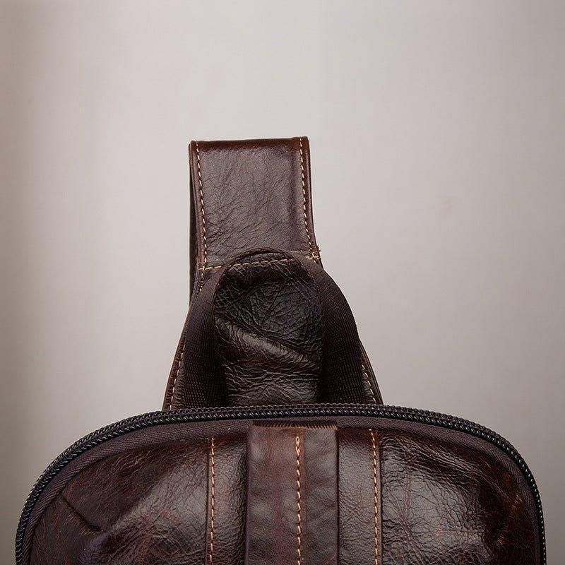 Sac À Bandoulière Cuir Véritable Vintage