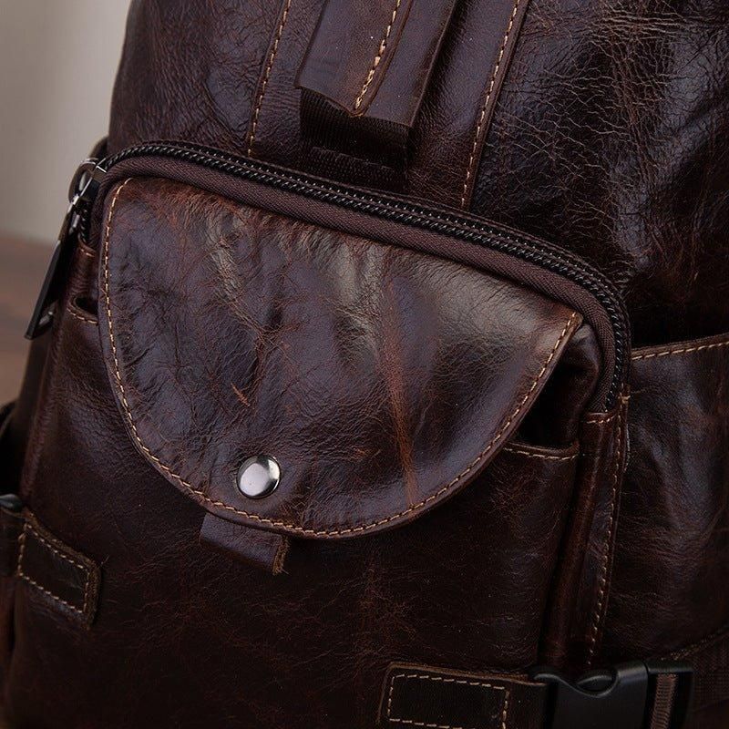 Sac À Bandoulière Cuir Véritable Vintage
