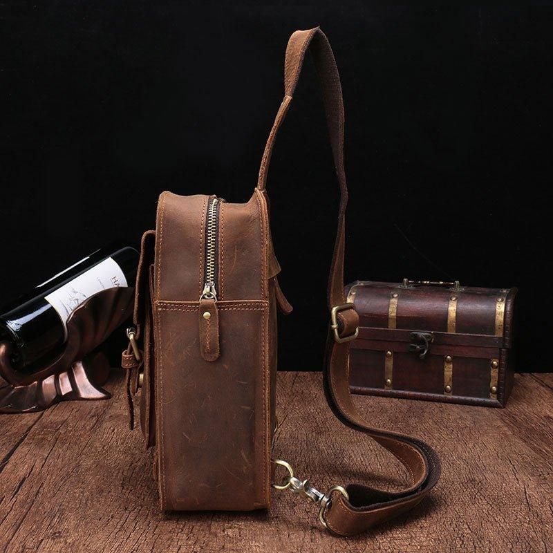 Sac Bandoulière Cuir Vintage