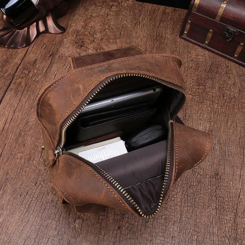 Sac Bandoulière Cuir Vintage