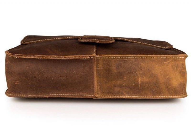 Sac À Bandoulière Cuir Vintage Pour Hommes