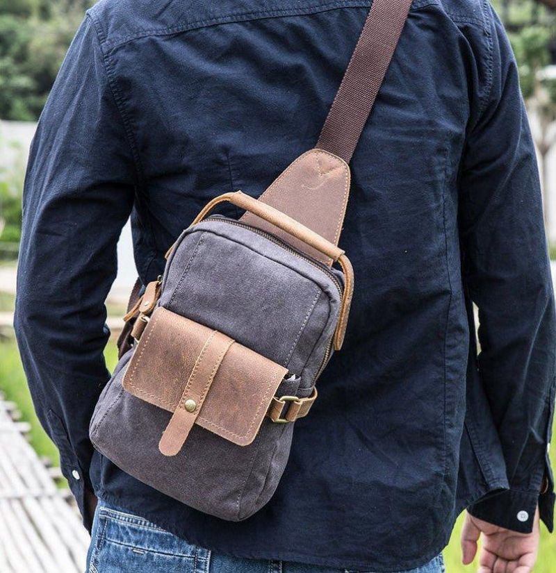 Sac À Bandoulière D'extérieur Cuir Crazy Horse