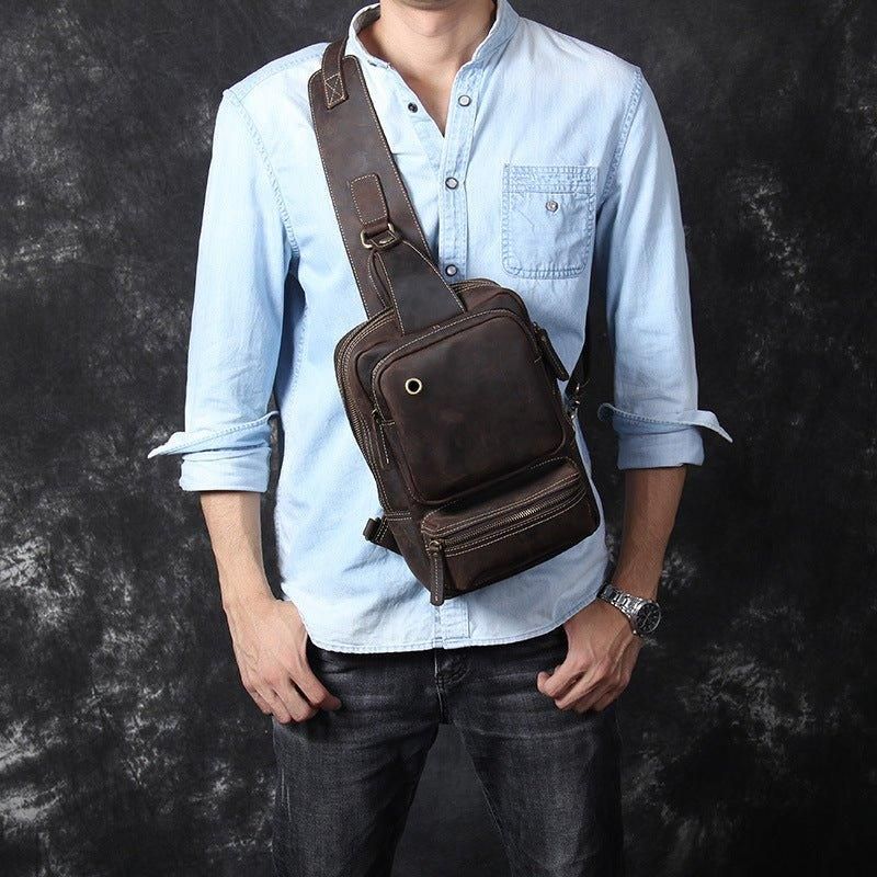 Sac Bandoulière Pour Homme Cuir