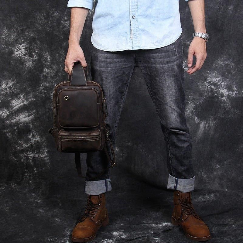 Sac Bandoulière Pour Homme Cuir