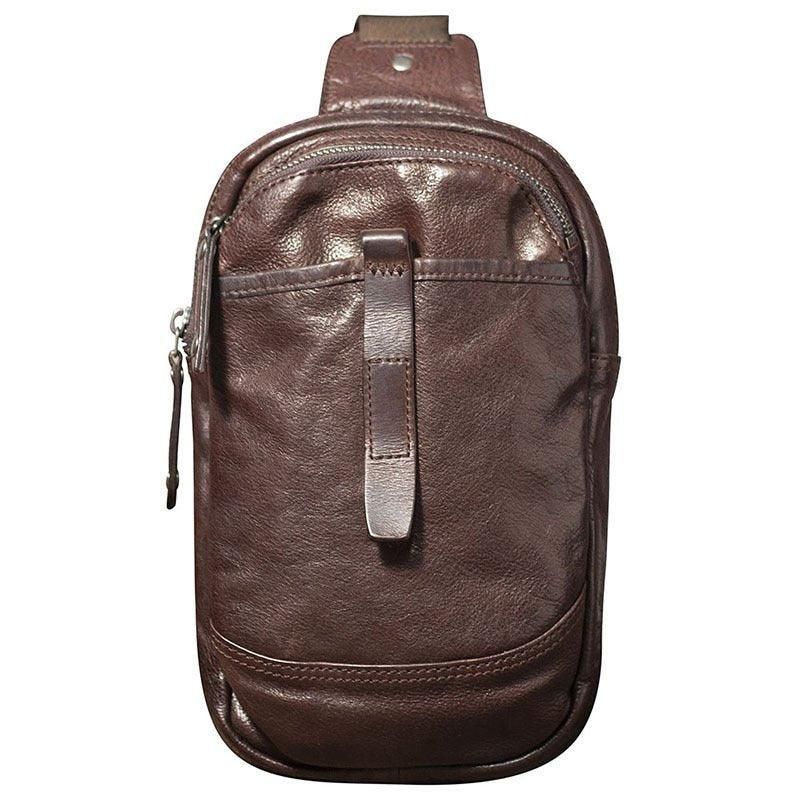 Sac Bandoulière Pour Homme Cuir Vachette