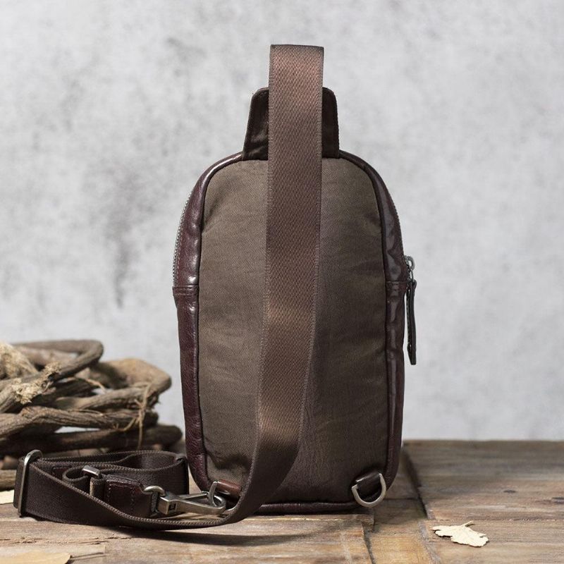 Sac Bandoulière Pour Homme Cuir Vachette