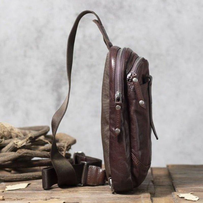 Sac Bandoulière Pour Homme Cuir Vachette