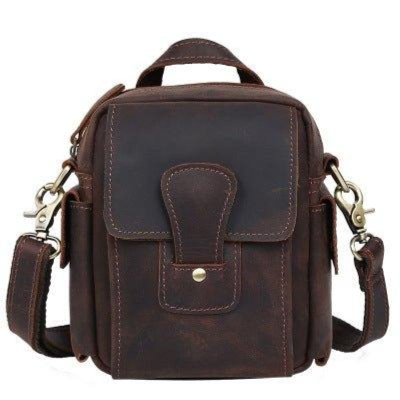 Sac À Bandoulière Messager Cuir Pour Hommes