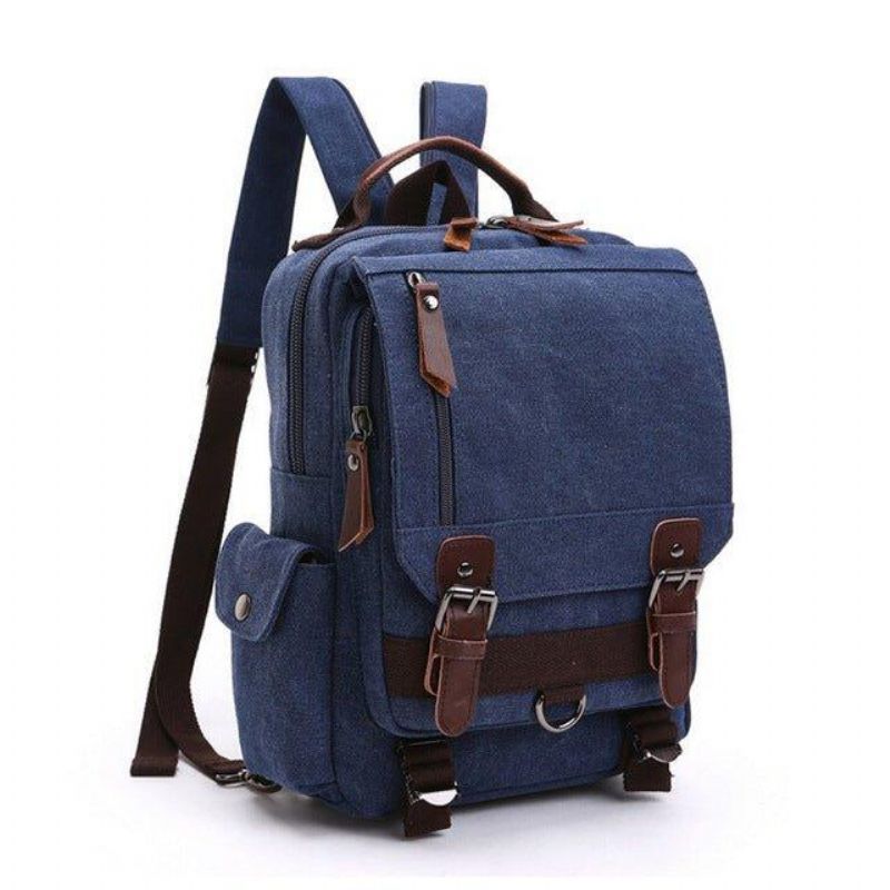 Sac À Bandoulière Messager Toile Vintage