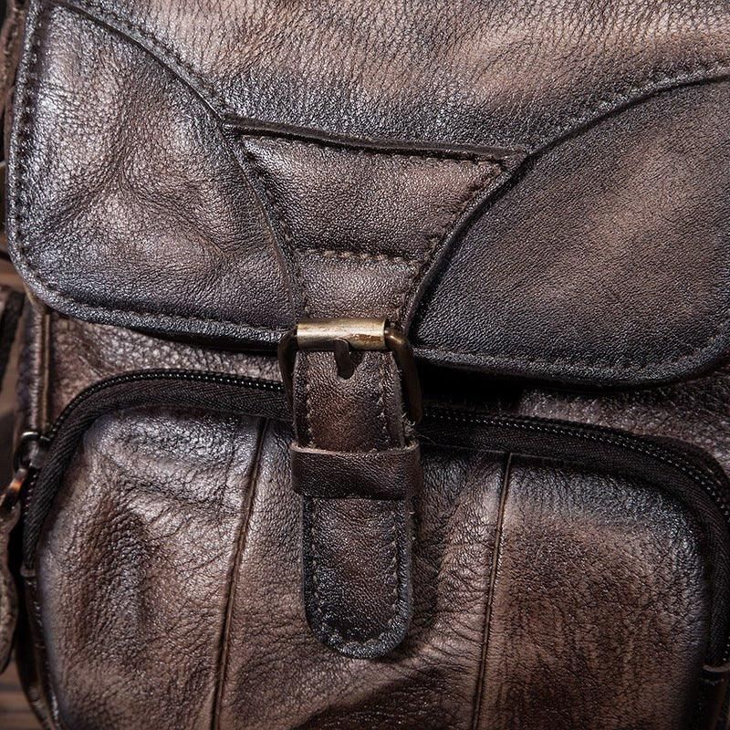 Sac À Bandoulière Messager Vintage Double Usage Pour Hommes