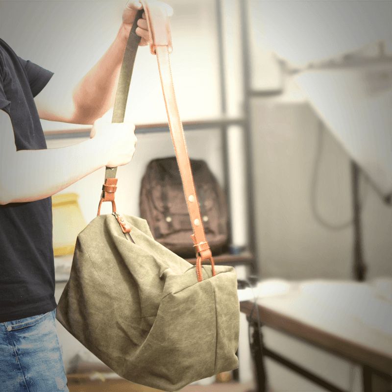 Sac À Bandoulière Toile Pour Hommes
