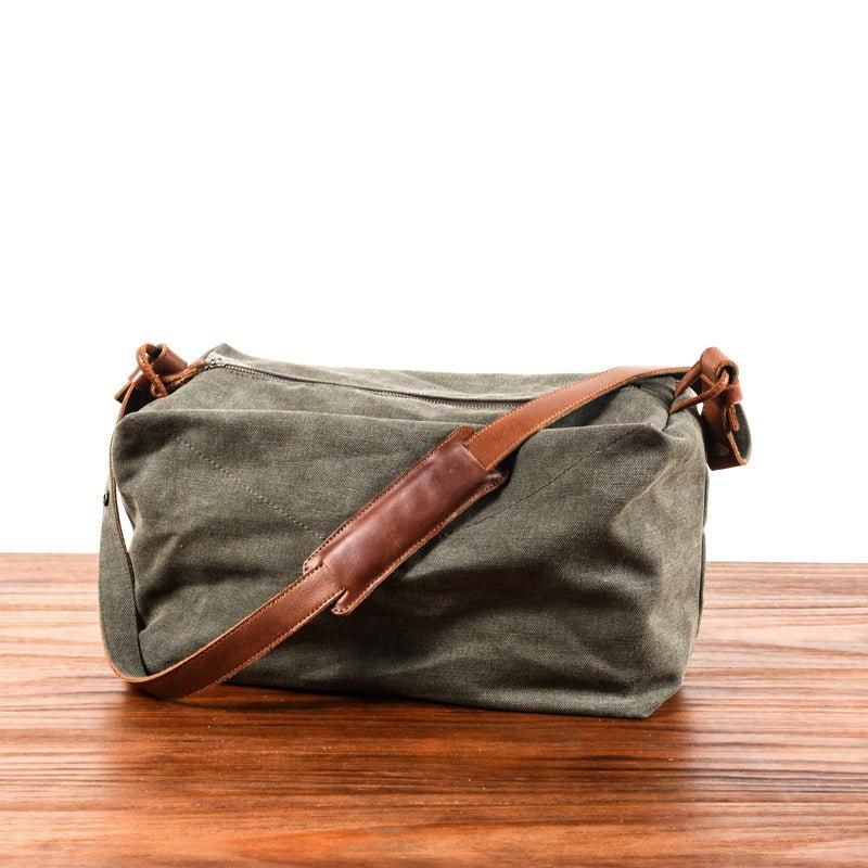 Sac À Bandoulière Toile Pour Hommes