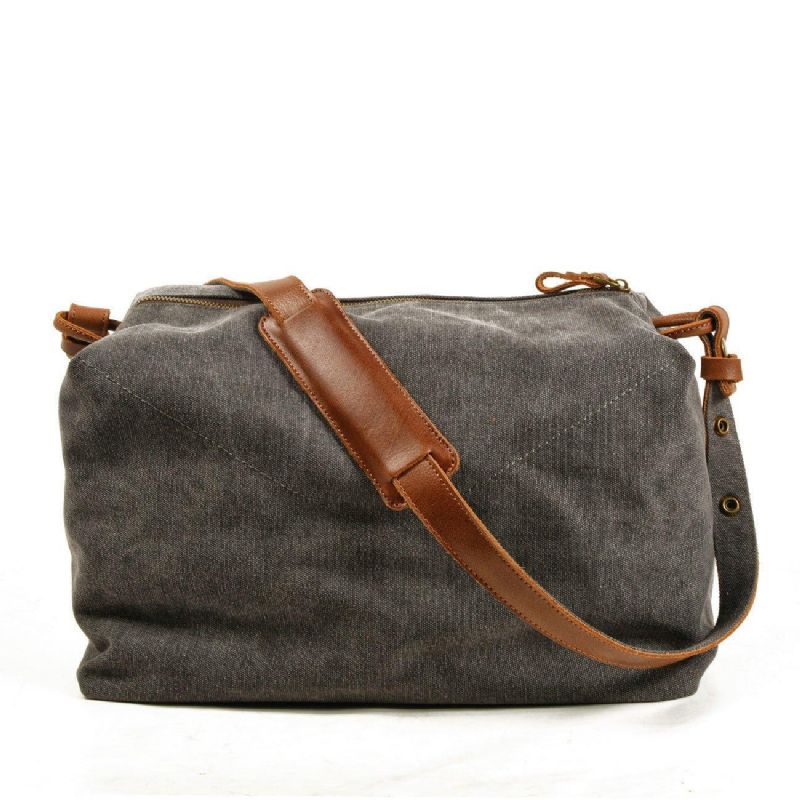 Sac À Bandoulière Toile Pour Hommes