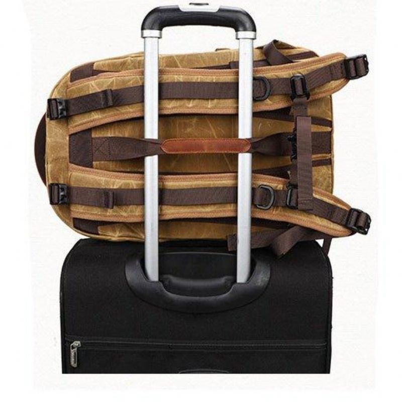 Sac À Dos Pour Appareil Photo Randonnée Vintage Avec Pochette Ordinateur Portable