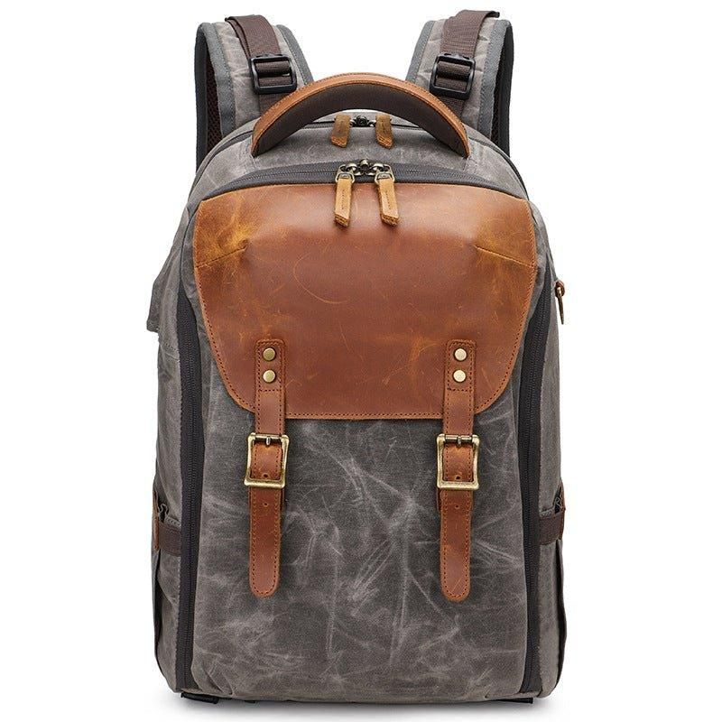 Sac À Dos Pour Appareil Photo Randonnée Vintage Avec Pochette Ordinateur Portable