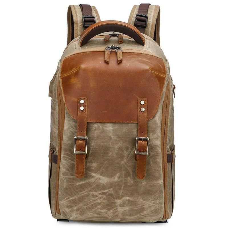 Sac À Dos Pour Appareil Photo Randonnée Vintage Avec Pochette Ordinateur Portable