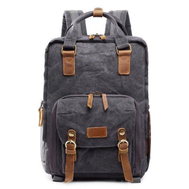 Sac À Dos Pour Appareil Photo Toile Cirée Imperméable