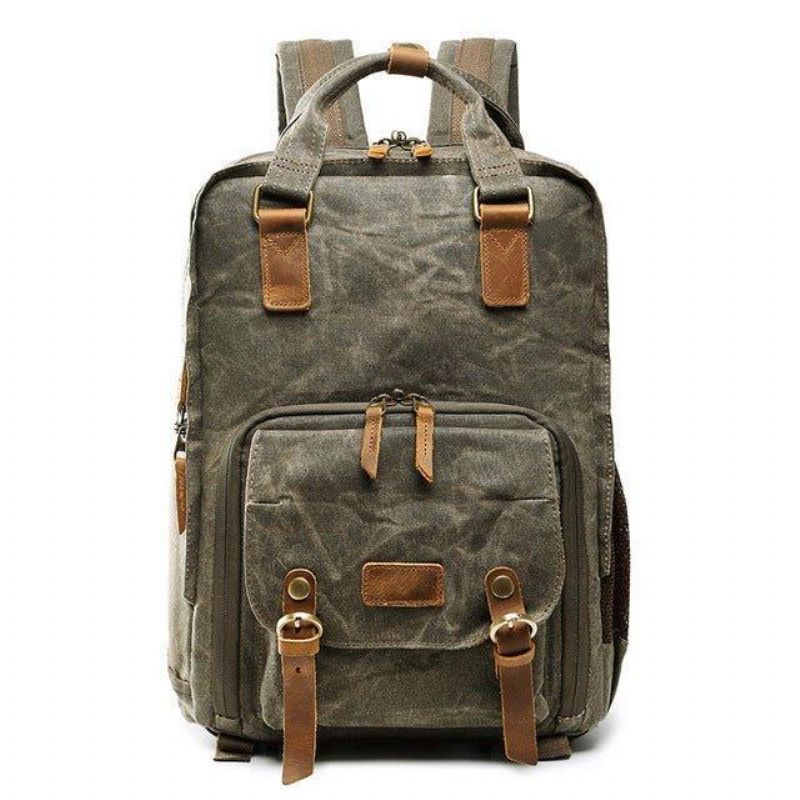 Sac À Dos Pour Appareil Photo Toile Cirée Imperméable