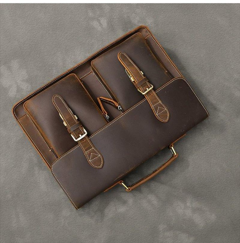 Sac À Dos Convertible Marron Pour Ordinateur Portable