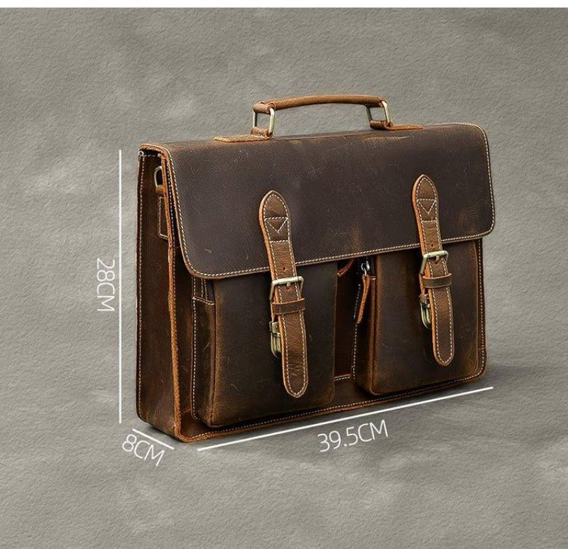 Sac À Dos Convertible Marron Pour Ordinateur Portable