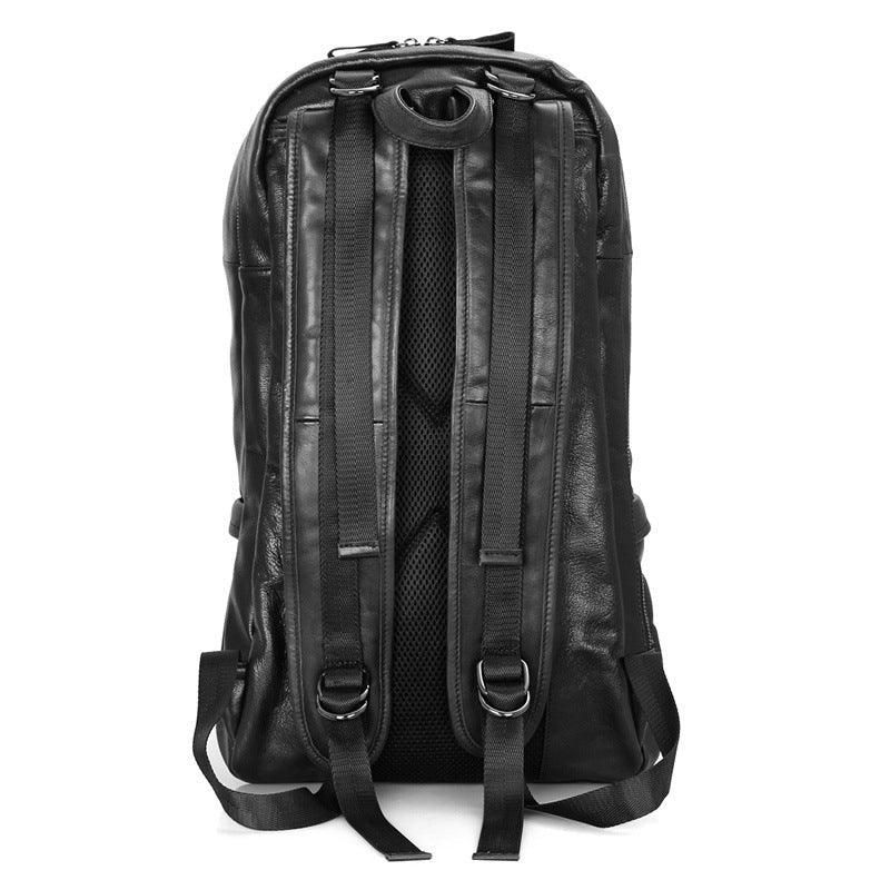 Sac À Dos Cuir Chèvre Noir Pour Homme