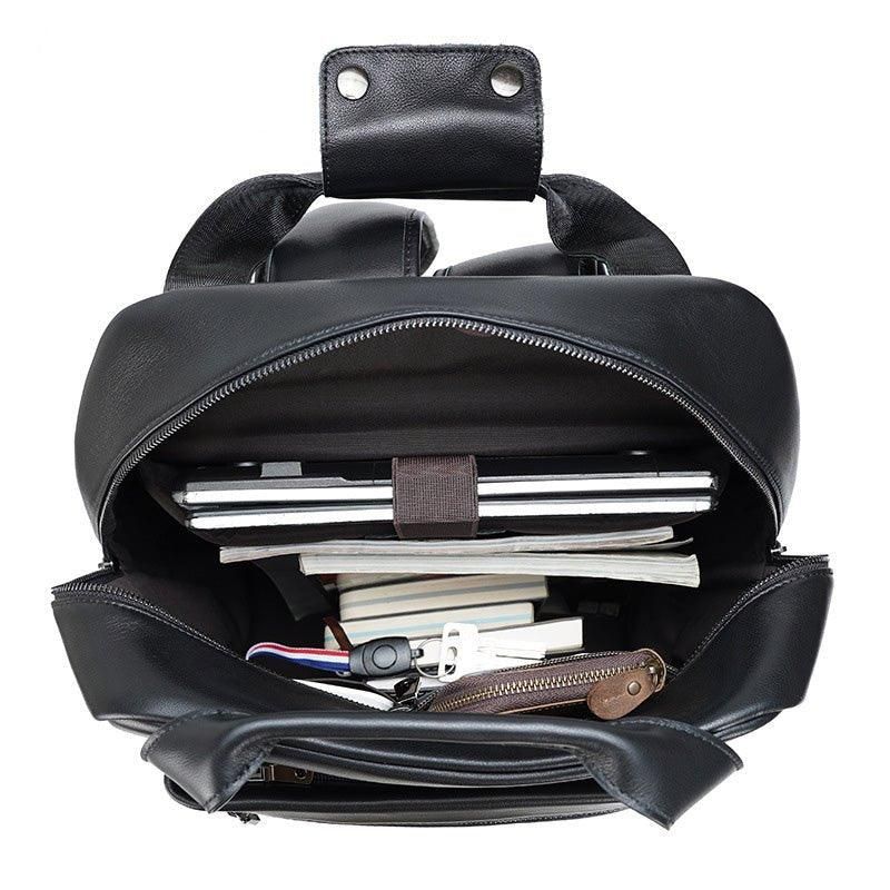 Sac À Dos Cuir Noir Pour Hommes