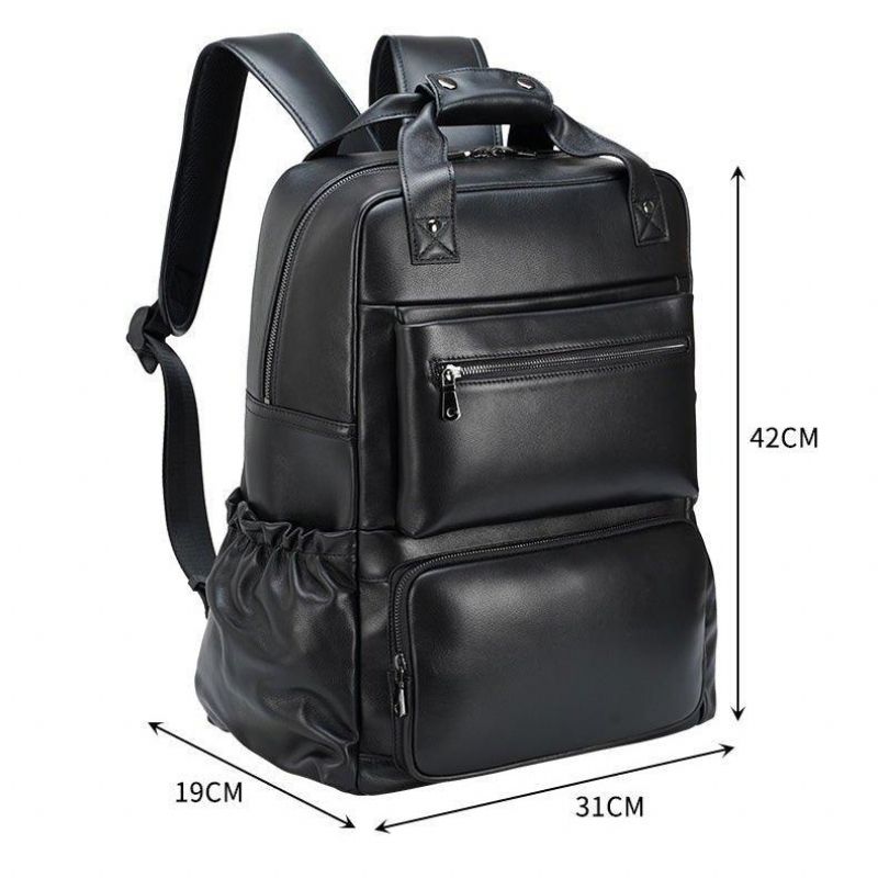Sac À Dos Cuir Noir Pour Hommes