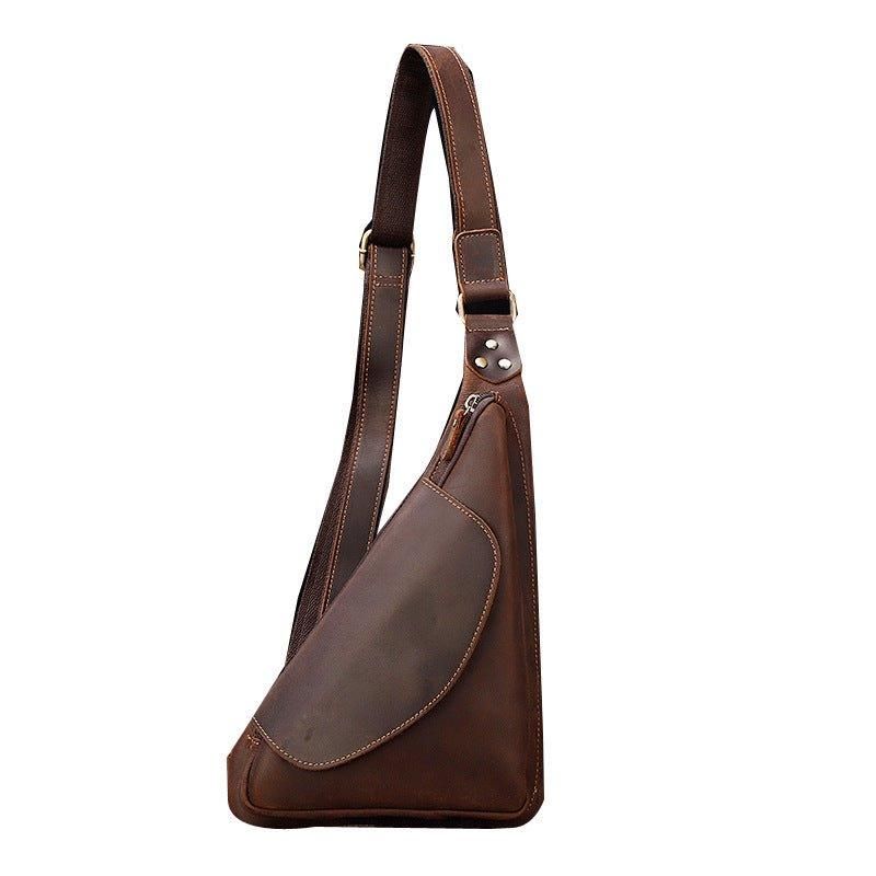 Sac À Dos Cuir Sling Dumpling Bag