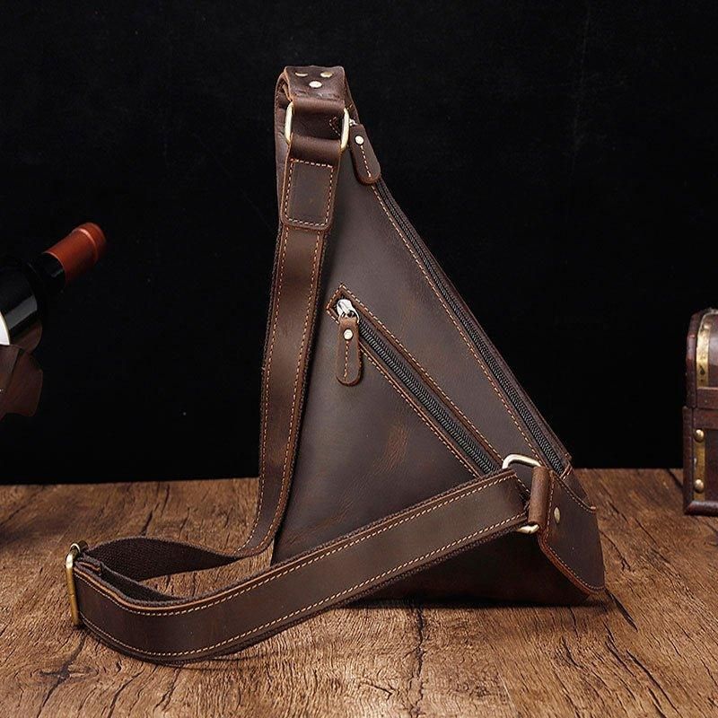 Sac À Dos Cuir Sling Dumpling Bag