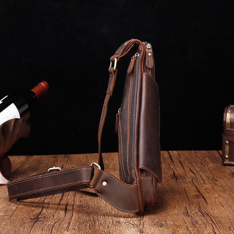 Sac À Dos Cuir Sling Dumpling Bag