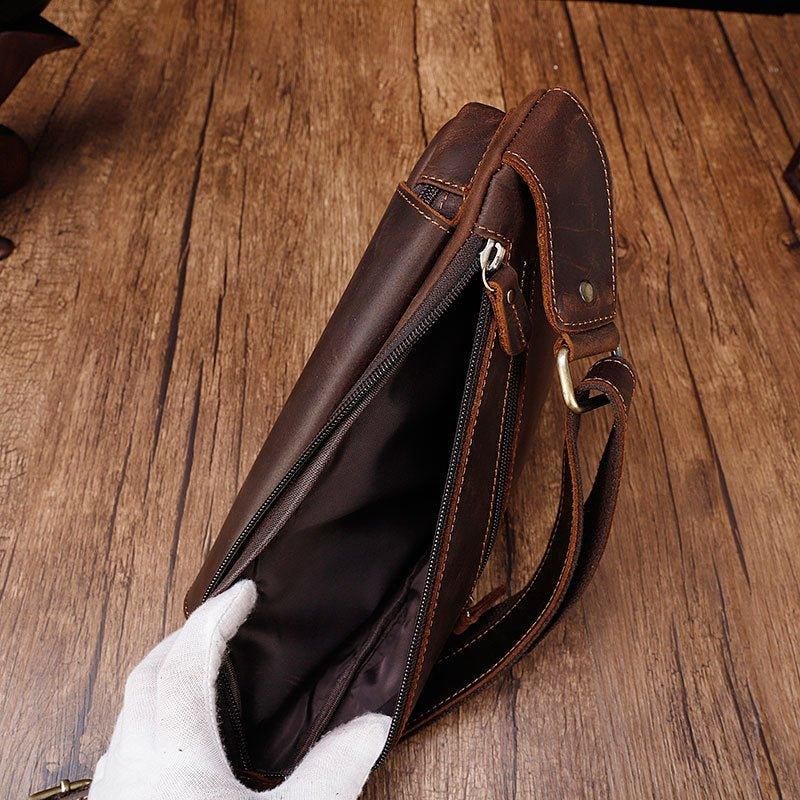 Sac À Dos Cuir Sling Dumpling Bag
