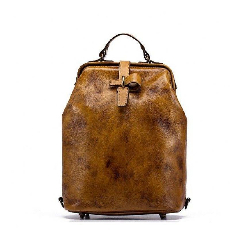 Sac À Dos Cuir Végétal Pour Femme